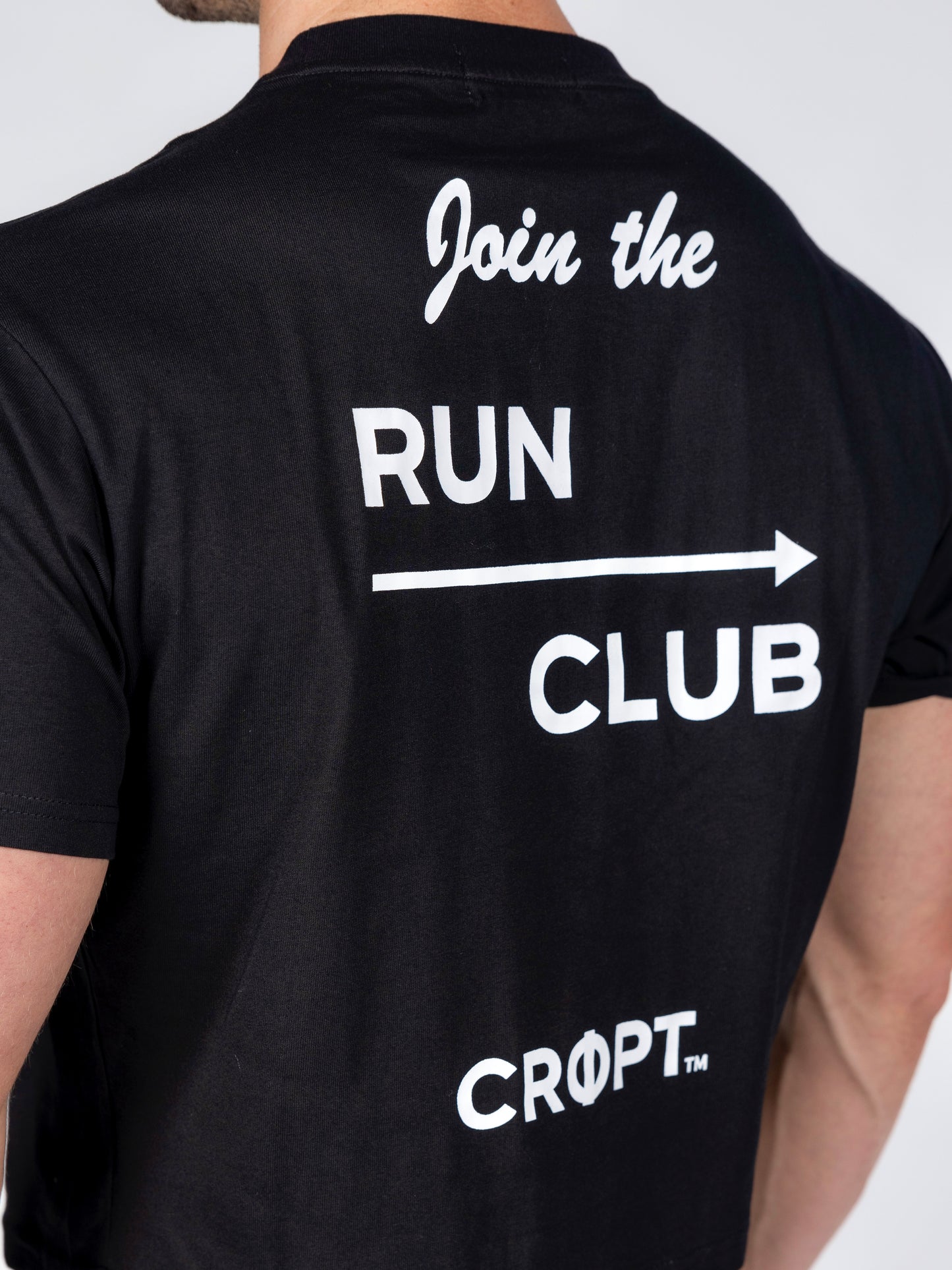 Run Club Tee Black