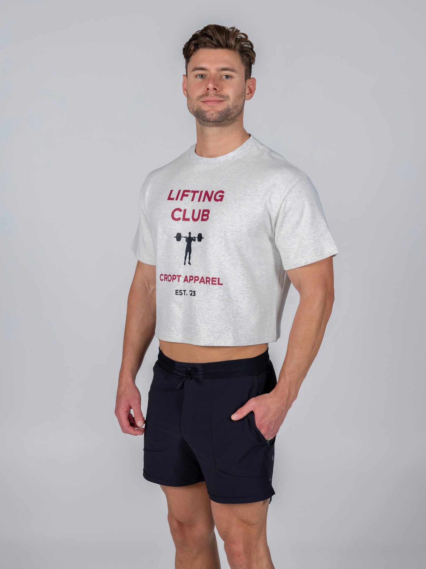 Lifting Club Tee Grey