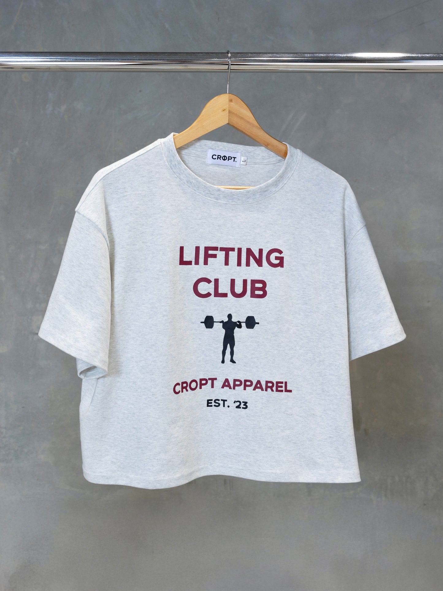 Lifting Club Tee Grey