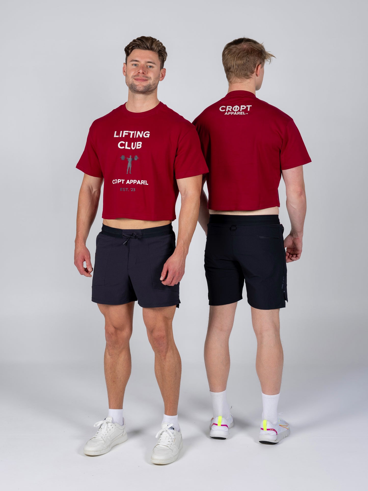 Lifting Club Tee Maroon