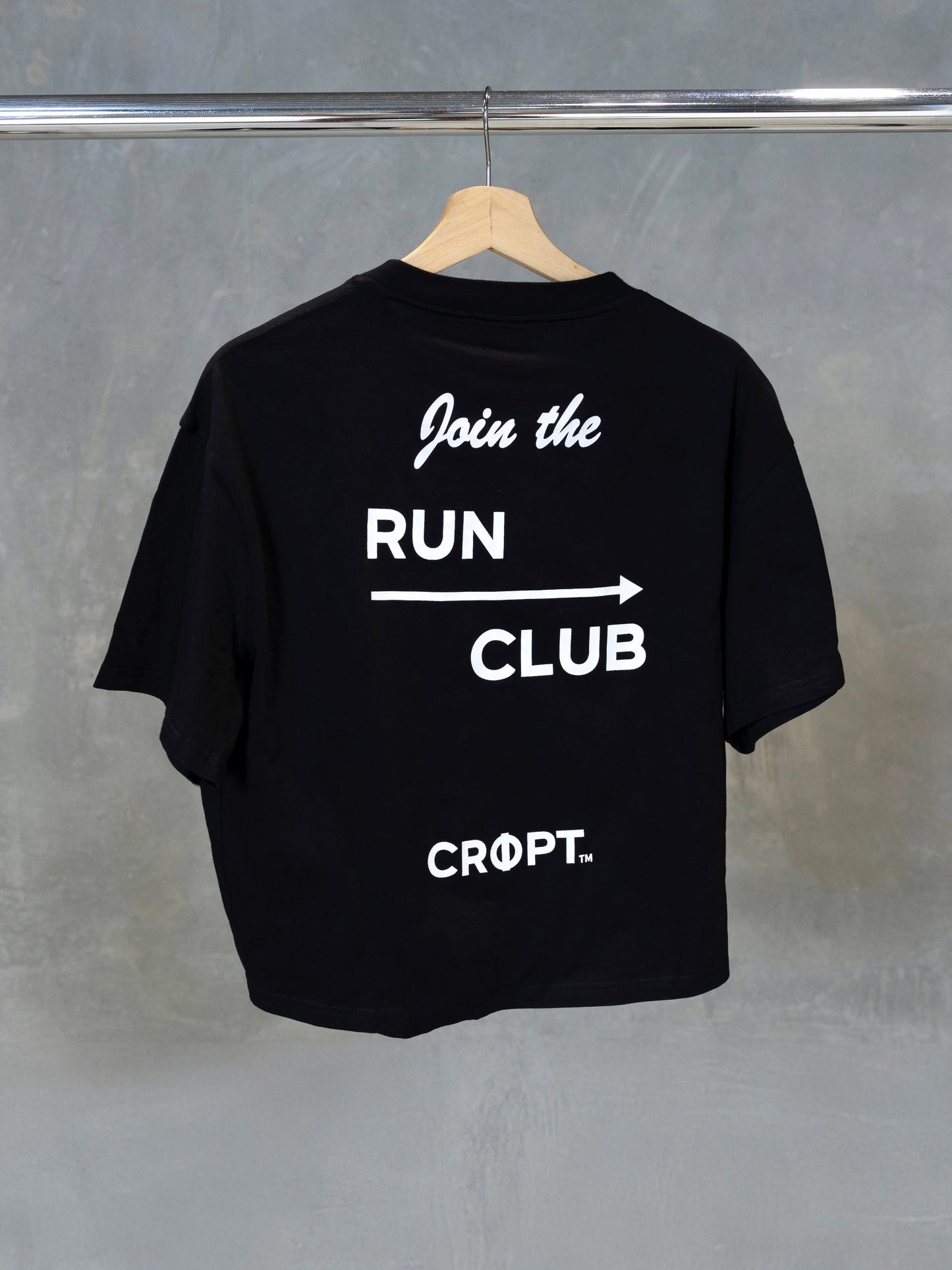 Run Club Tee Black